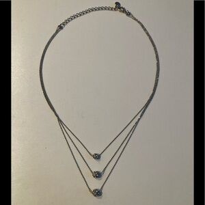 MEXX, Silver Colour, 3 Rows, Necklace